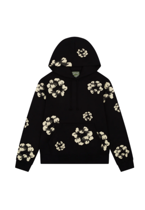 Cactus Tears Wreath Hoodie Black