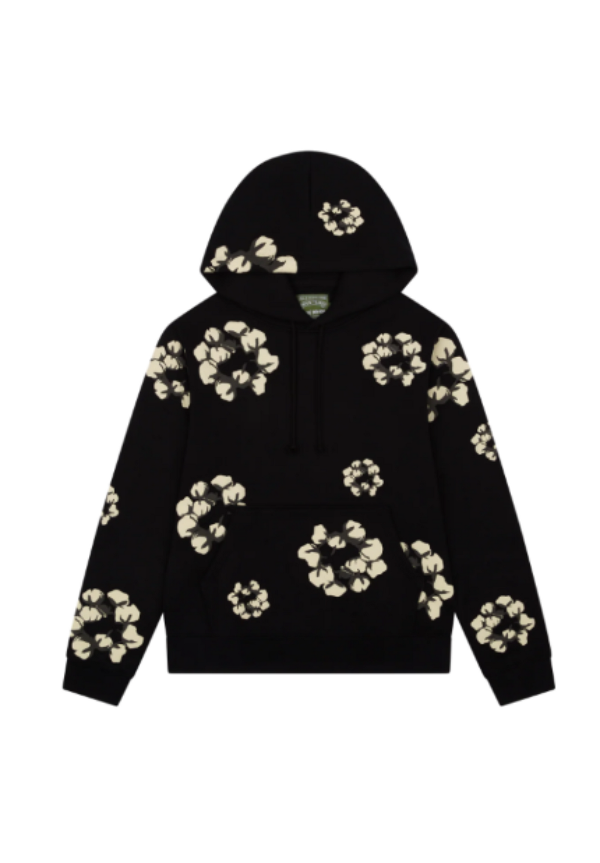 Cactus Tears Wreath Hoodie Black