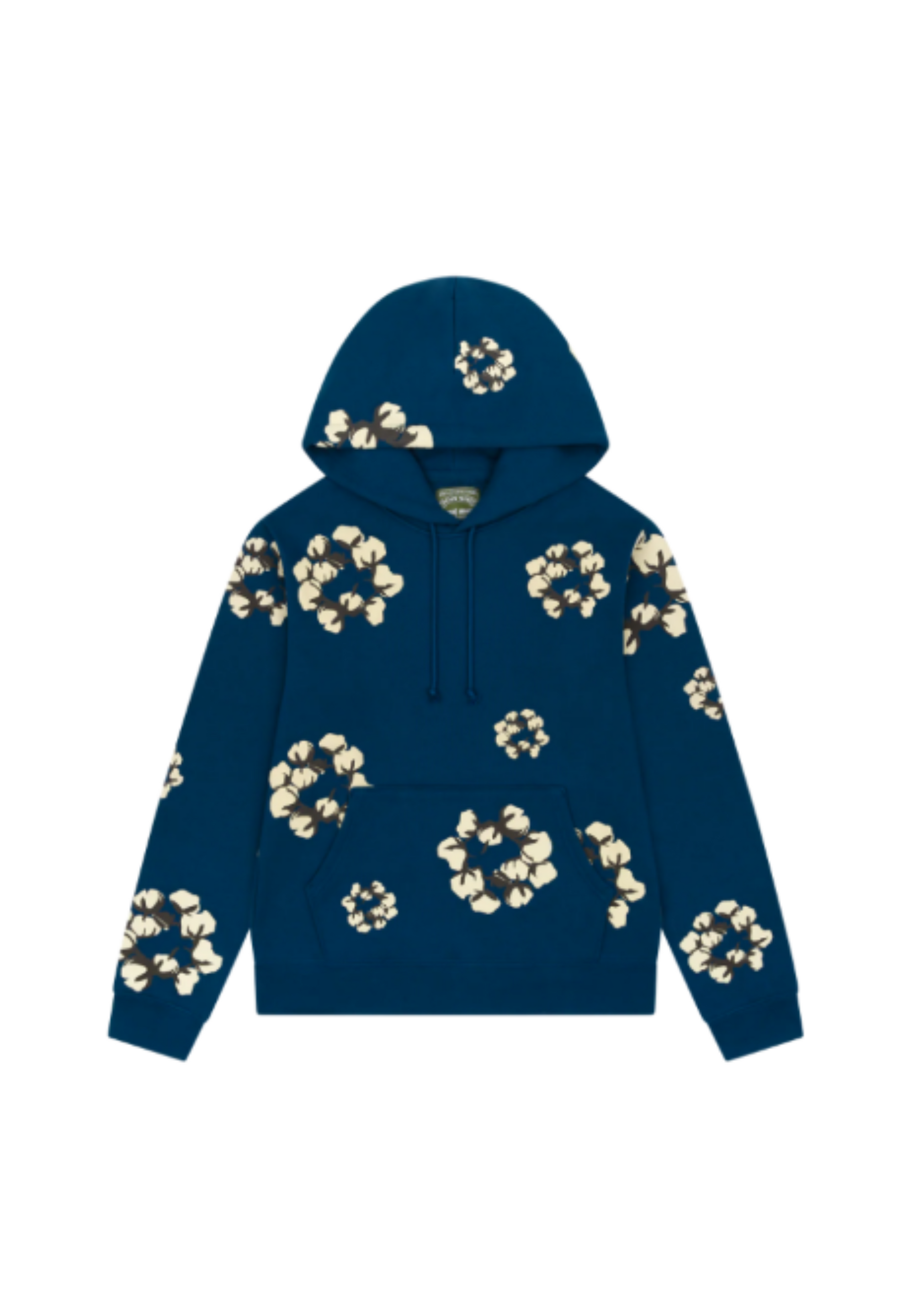Cactus Tears Wreath Hoodie Navy