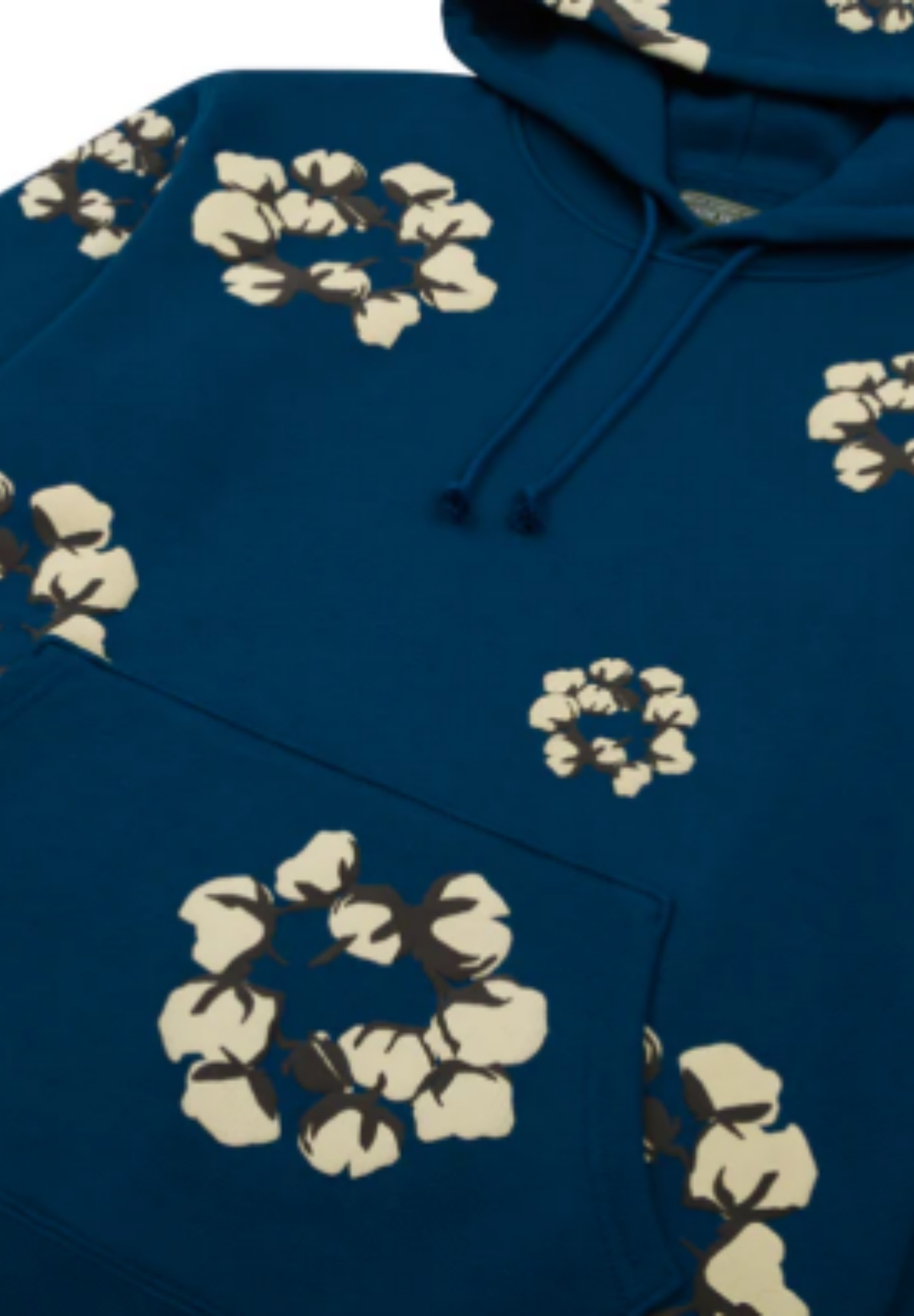 Cactus Tears Wreath Hoodie Navy