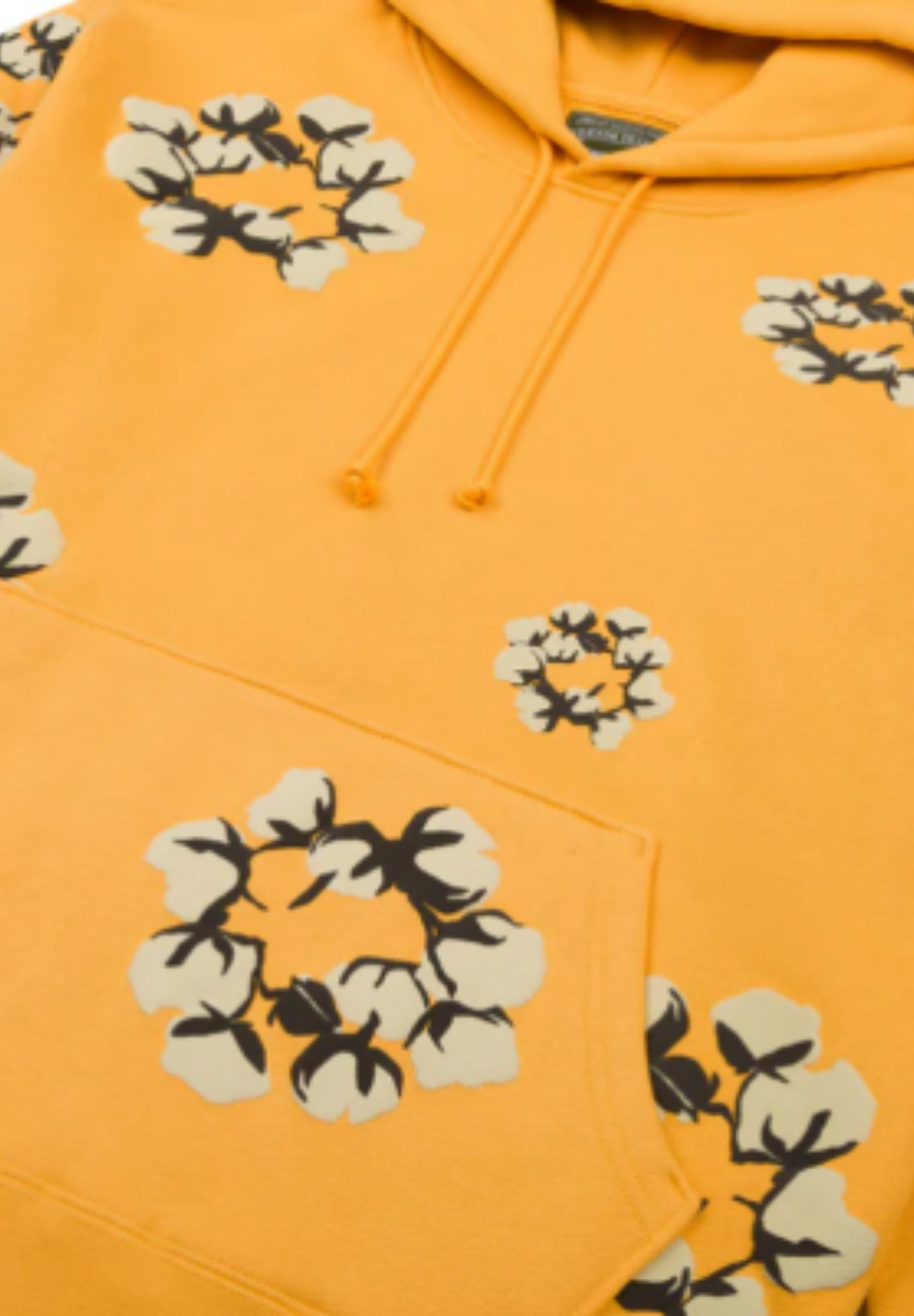 Cactus Tears Wreath Hoodie Yellow