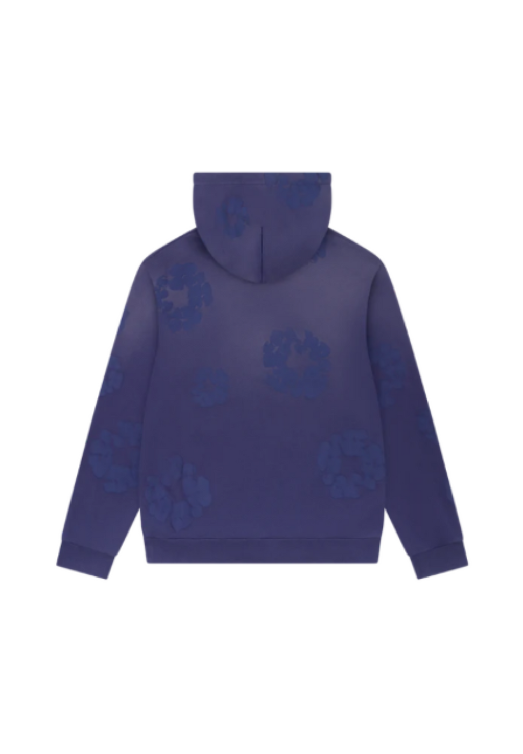 Mono Cotton Wreath Hoodie Washed Blue