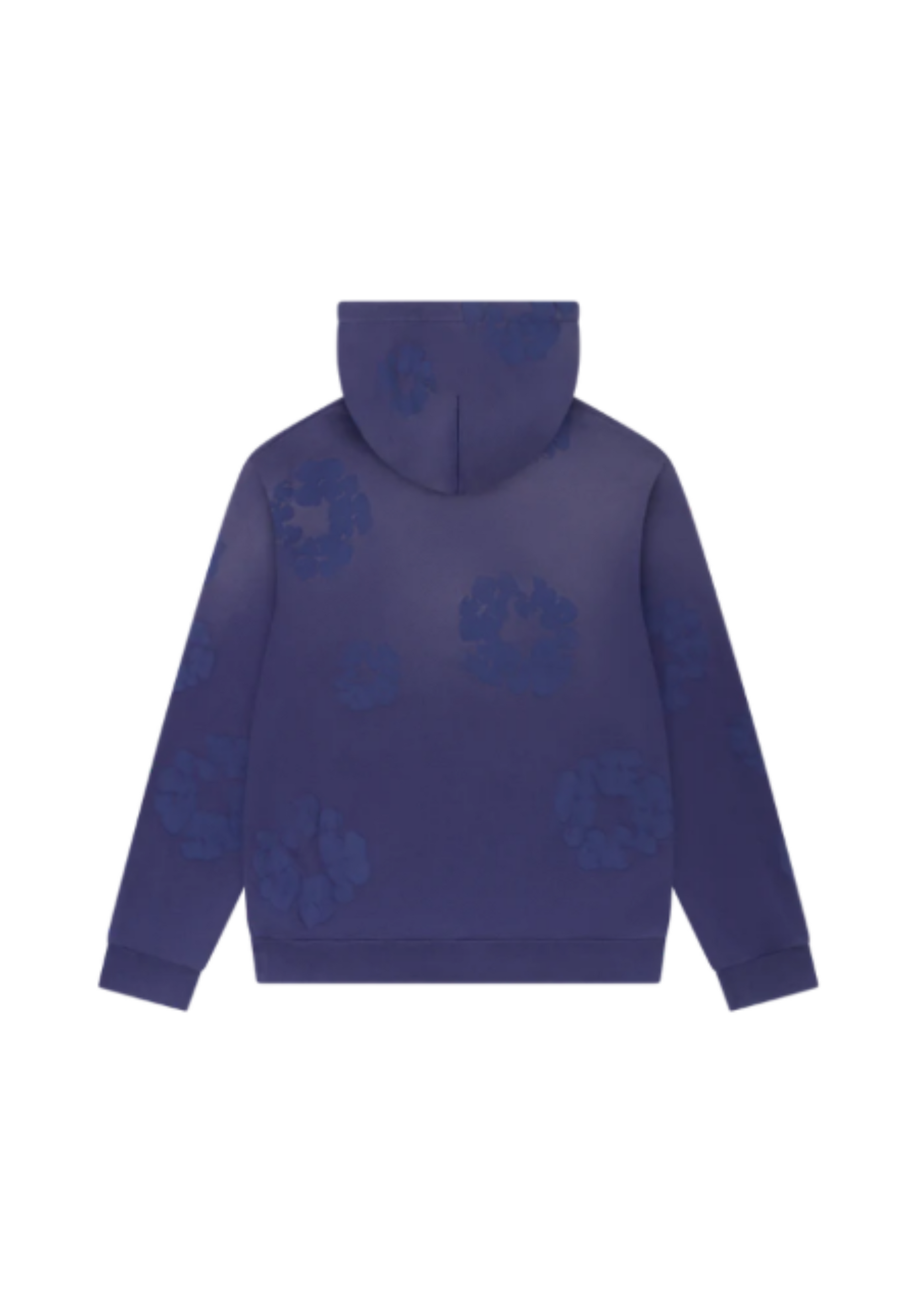 Mono Cotton Wreath Hoodie Washed Blue