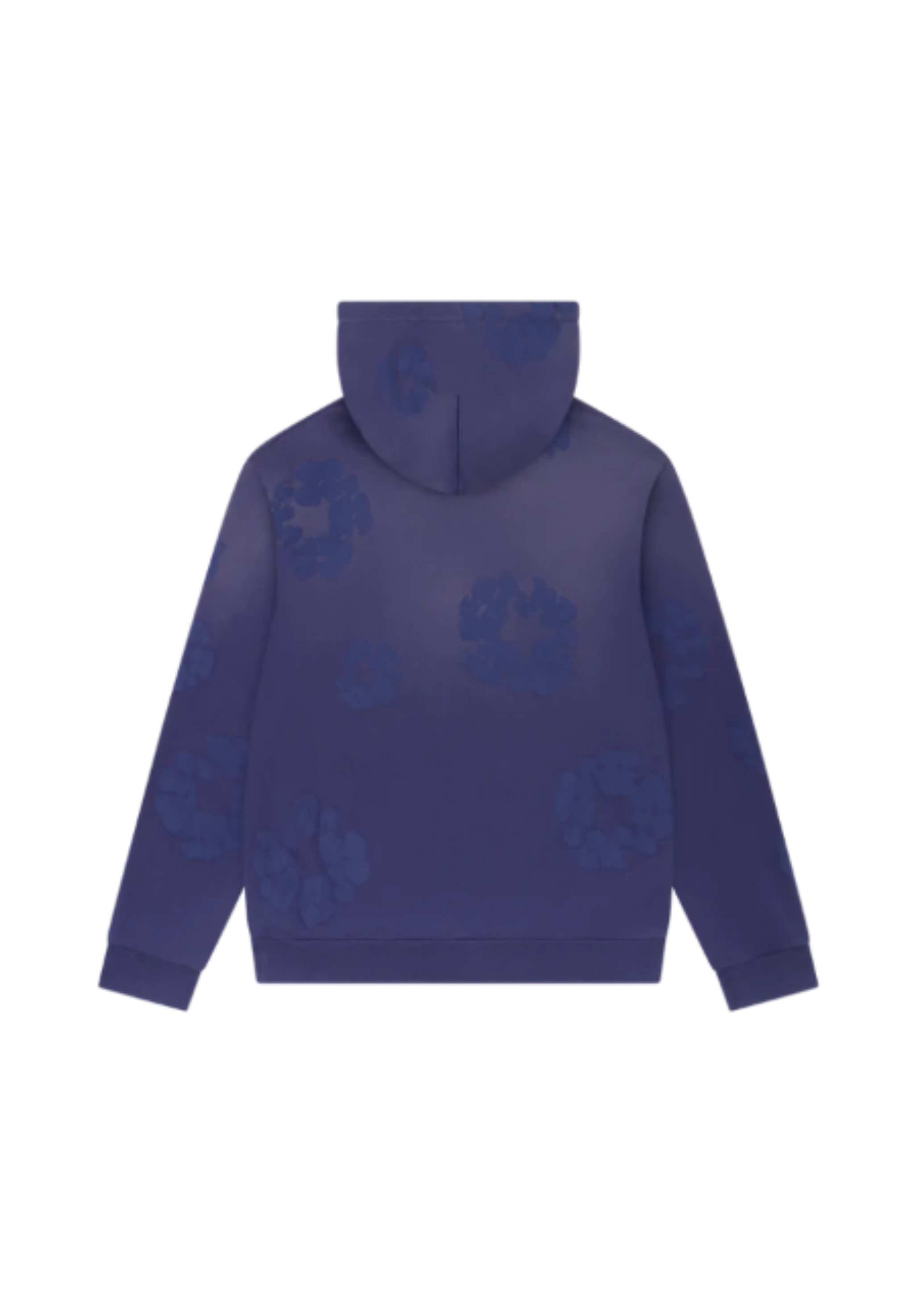 Mono Cotton Wreath Hoodie Washed Blue