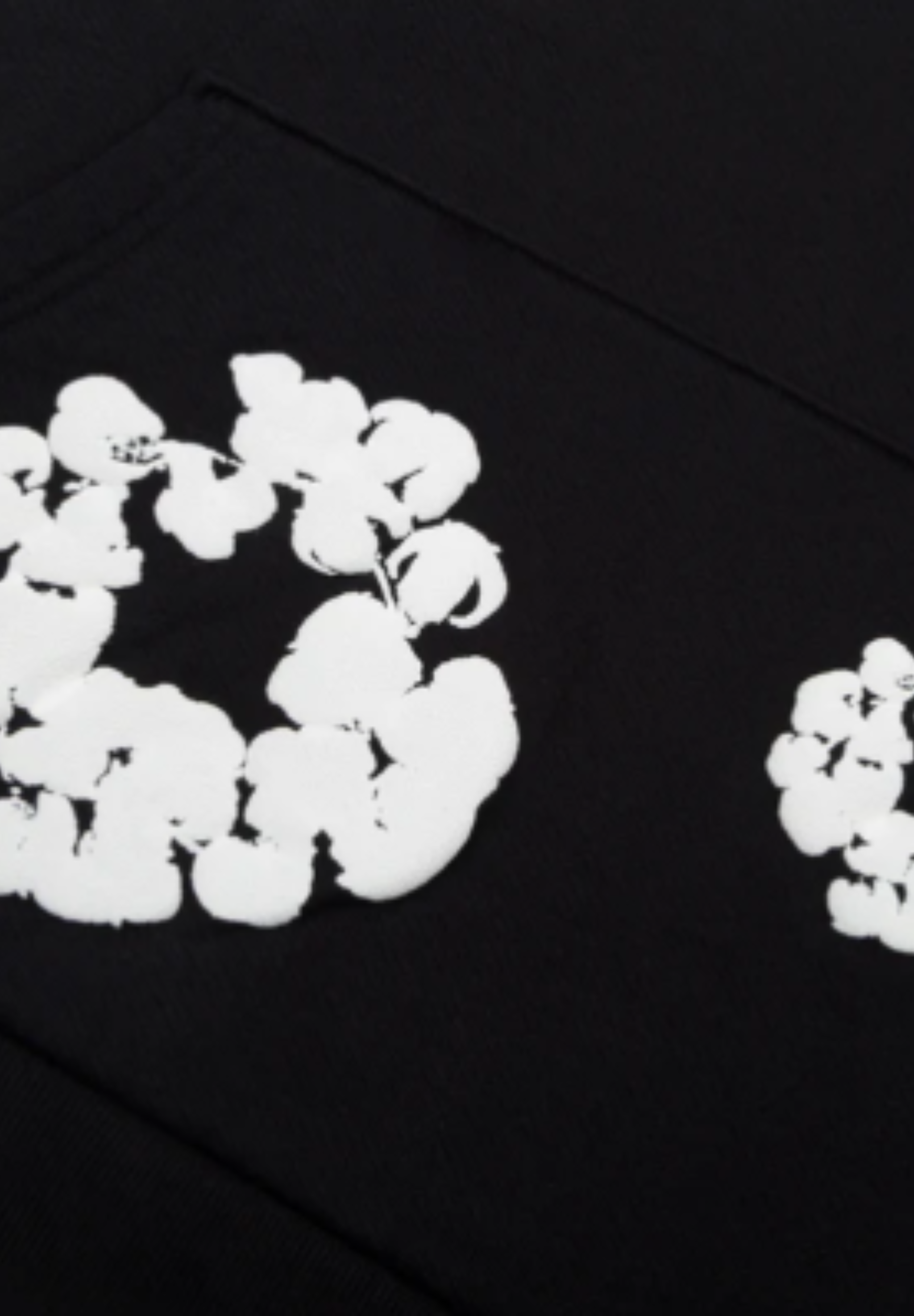 The Cotton Wreath Sweatshirt Black